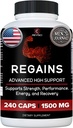 HGH Kosttilskud til mænd og kvinder - registrerer naturlige anabolske muskelvækst Building & Human Growth Hormone for mænd, Muscle Builder for mænd, Muscle Recovery Post Workout Supplement, 240 Protein piller