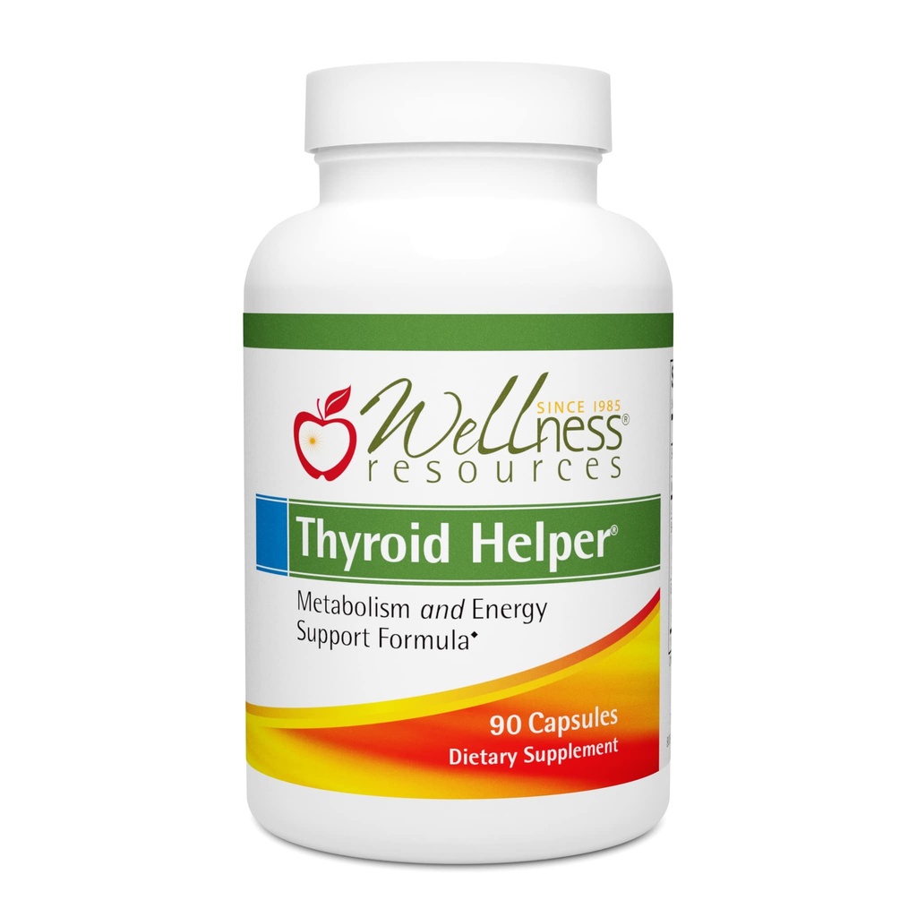 Thyreoideahjælper - Naturligt supplement til Metabolisme og Energi (90 kapsler)