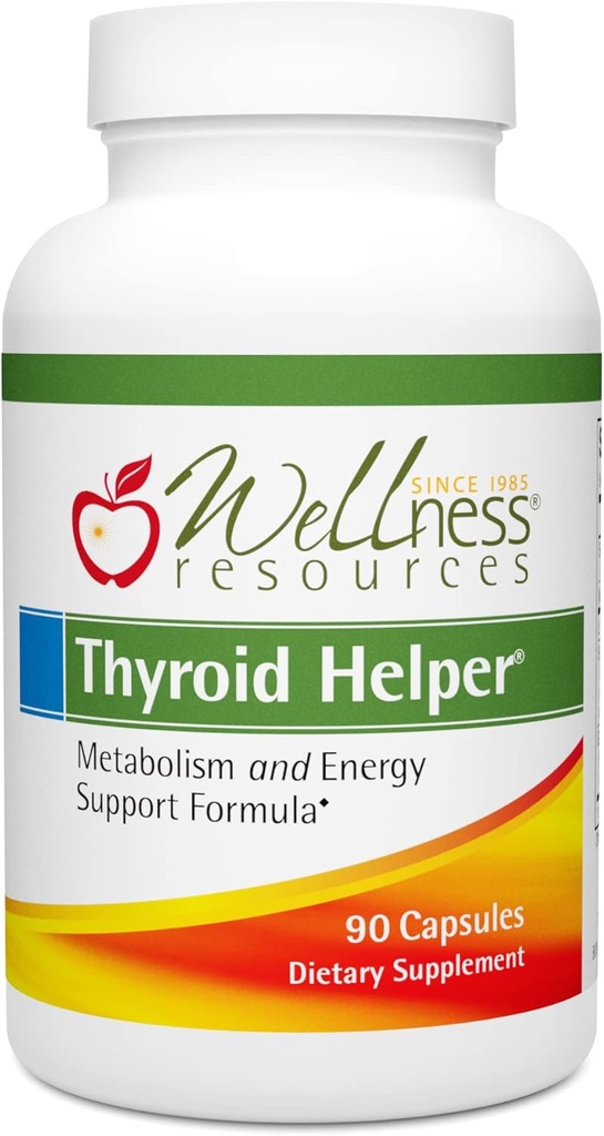 Thyreoideahjælper - Naturligt supplement til Metabolisme og Energi (90 kapsler)