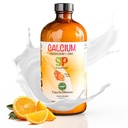 GreenPeach Organic Liquid Calcium til børn - Magnesium, zink, Calcium Citrate & Vitamin D3 Calming Syrup & Liquid Calcium supplement, NO Sugar NO Kunstig smag, Vegetarisk Halal Kosher