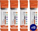 Hydrering Pulver, Orange pakke med 12 Electrolyte Powder Pakninger, Naturlig Smagsfyldt Hydrating Pakninger til vand, Hurtig fungerende Hydrate Elektrolyter med Vitaminer B & C, Energi & Inddrivelse