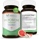 Mikrobiom balance, Gut sundhed Kosttilskud til kvinder og mænd, fordøjelse tillæg med Monolaurin og captamid, All- Natural afgiftning supplement til fordøjelse sundhed, fordøjelsesbesvær Boost 120 C