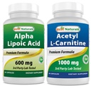 Bedste Naturals Alpha Lipoic Acid 600 mg & Acetyl L- Carnitin 1000mg