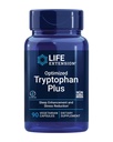 Life Extension Optimized Tryptophan Plus 1000mg - L- Tryptophan tillæg med Niacin og L- Lysin for sund søvn & stress Response - Gluten- Free, Non- GMO, Vegetar - 90 Kapsler
