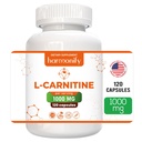 L Carnitin Supplement 1000 mg per servering, 120 Vegetariske kapsler og ren form, 60 Servering