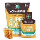 Du igen Super Honey Lemon gurkemeje Pakker Bud124; Workout Clean Energy Gel Packs