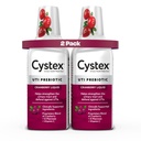 Cystex Urinvejsinfektion Support & Forebyggelse - Cranberry Prebiotic Supplement med D-Mannose & C-vitamin til UTI Protection & Urinary Health Maintenance - 7,6 fl oz - (pakke af 2)