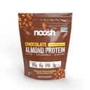 NOOSH Plant Based Mandel Protein Powder Chocolate 43 Gram - Vegansk Protein Powder, Alle naturlige ingredienser, Non-GMO, Gluten Free, Kosher, Peanut Free, Soy Free, Dairy Free (Chocolate)