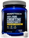 BODYTECH 100% Pure Creatin monohydrat pulver - Premium Mikroniseret Creatin for forbedret muskelstyrke og ydeevne - Understøtter muskler, inddrivelse og øget motion (18oz / 102 Servere)
