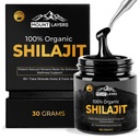 Pure Shilajit Resin med Fulvic Acid - Himalayan Shilajit til mænd og kvinder med 85 + Trace miner - Understøtter Metabolisme - ben sundhed og immunsystem - 500mg - 60 Servering - 30g Jar