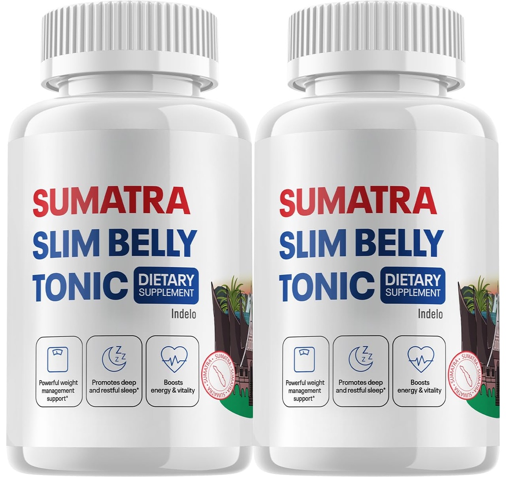 (2 Pack) Sumatra Slim Belly Tonic - Slim Belly Kosttilskud, Sumatra Slim Belly All- Natural Pills, Sumatra SlimBelly Anmeldelser (120 kapsler)