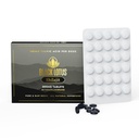 Black Lotus Shilajit Resin Tablets, 60 Count, 200mg Hver, 100% Pure Natural Shilajit for Mænd & Kvinder med Aminosyrer, 140mg Fulvic Acid, 85 Ionic Trace Minerals, for immunforsvar, Fokus, energi