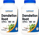 Nutricost Mælkebøtte Root 525mg, 180 kapsler (2 flasker) - 1575mg servering, non- GMO, gluten fri