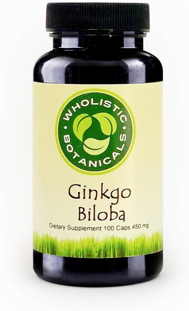 Ginkgo Biloba Capsule - Hukommelsestillæg for hjerne - Energitillæg - 100 ct