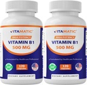 Vitamin B1 (thiamin) 500 mg - 2 pakninger (120 kapsler i alt)