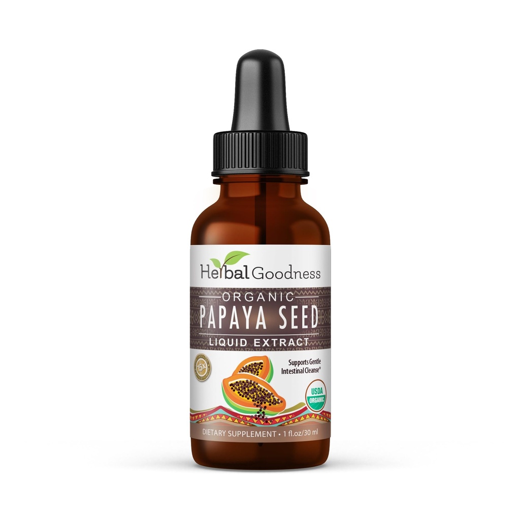 Papaya Frø 1oz - Økologisk superfood til fordøjelsesenzymer, Gut Health- Non- GMO, Rå, og ubehandlet til holistisk wellness
