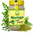 BASIC AYURVEDA Moringa Leaf Powder - 7.05 Oz (200g) Note 124; Fine Green Superfood Powder