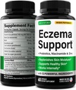 Greenford Eksem Behandling & Støtte til naturlig Relief - Lavet i USA - Skin Vitaminer & Herbals til Eksem, Acne, Psoriasis, Rosacea Behandling med zink, Niacinamid & Probiotika - 60 caps