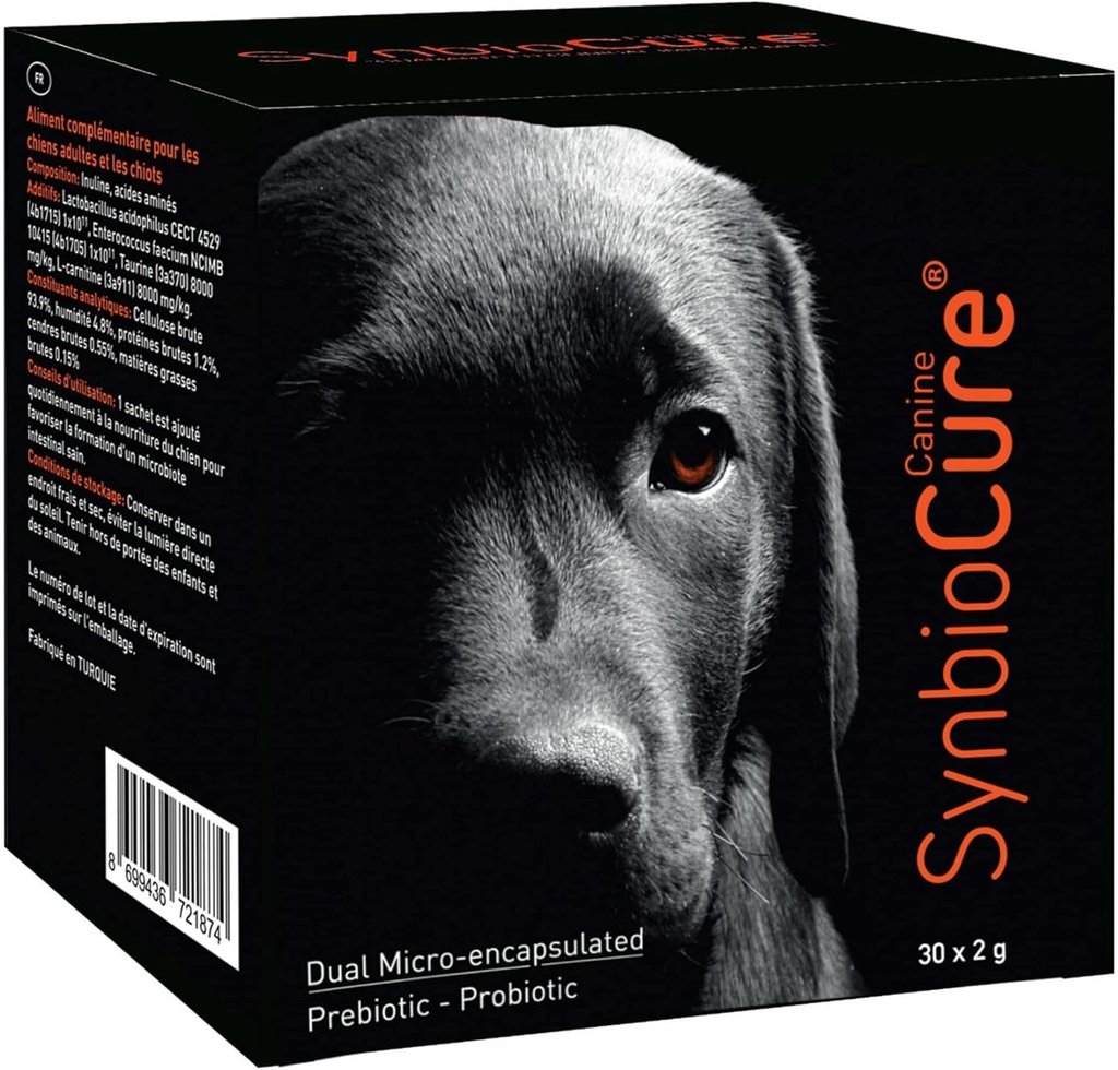 I Probiotika & Prebiotika til hunde I Powder Dog Supplement I fordøjelsesstøtte I 200 Millioner Bakterier Per Sachet I 30 Sachets * 2 g