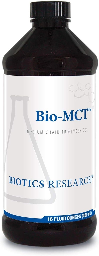 Biotics Research Bio MCT Brain Fuel, Brain Energy, Pure Energy, Medium Chain Triglycerides, MCT, Caprylic Triglyceride 16 Fluid Ounces