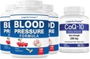 [BP Value Pack] Longevity Blood Pressure Formel 150 caps x 3 flasker med 1 gratis flaske CoQ10 [30 Veggie caps]