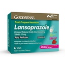 GoodSense Lansoprazol Forsinket udløsning Oralt opløses Tablets 15 mg, Acid Reducer, Strawberry Flavor, 42 greve (pakning med 1)