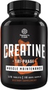 Natures Craft High Strength Tri Fase Creatine Tablets for Women & Men - Formel Blend of Creatine Monohydrat, 300mg HCL & Pyruvat Supplement - Muskel Mass Gain & Recovery Supplement - 120 tabletter