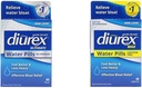 Diurex Ultimate Re-Energizing 60 Count Max Caffeine-Free 48 Count Maximum Strength Water Pills Bloat Relief Bundles