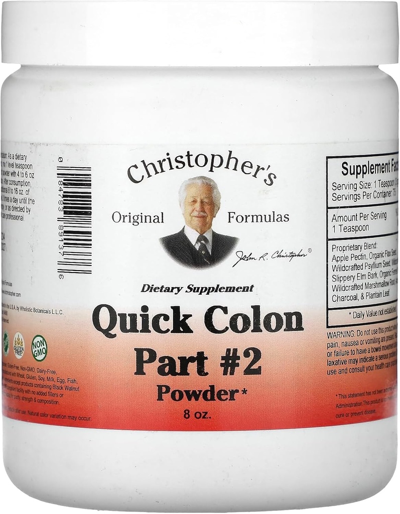 Dr. CHRISTOPHER 'S, Cleanse Quick Colon D- Tox Powder - 8 oz