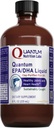 Quantum Nutrition Labs EPA / DHA Liquid - Omega 3 Fish Oil Liquid, Omega 3 Liquid Fish Oil Supplement for voksne, Joint, Heart, & Brain Health Support - 8 Fl Oz Flaske