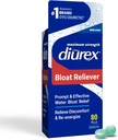 Diurex Ultra Re- Energigivende vandpiller - Relieve Vand Bloat - Føl bedre og mindre tung - 80 Tæl