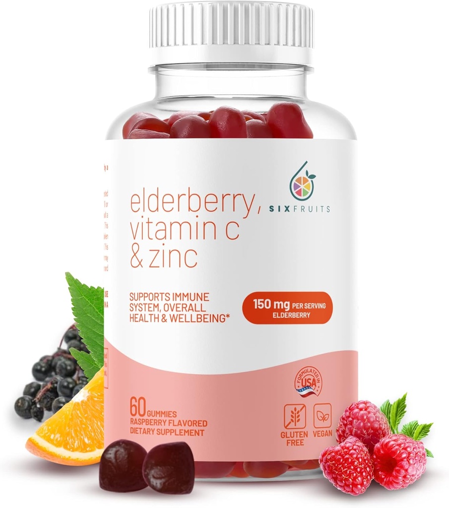 Økologisk Hyldebær Gummier med Zink & C-vitamin