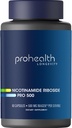 ProHealth Nicotinamid Riboside Pro 500. Patenteret NR Niagen 500mg Plus 250 mg TMG. NAD + Supplement øger NAD +. NR Supplement Proven i 300 undersøgelser. 30 Tjenester
