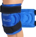 Atsuwell Ice Pack til Knees, Genanvendelige Gel Ice Wraps til Knee, Fleksibel Cold Compress Cold Pack til Knees, Elbow, Shin, 1 Pack