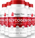 (5 Pack) Super Flow Glycogen, SuperFlow Glycogen Support Kapsler, Super Flow Glyco Optimizer, Officiel SuperFlow Glyco Optimizer Caps, Super Flow Detox Cleanse, Super Flow Glycol (300 Kapsler)