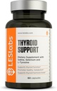 LES Labs Thyroidea Support - Metabolisk sundhed, Thyroidea Hormone Production, Energy & Focus - Jod, L-Tyrosine, Ashwagandha, Selen & Gurkemeje - Non- GMO supplement - 60 kapsler