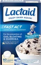 Lactaid Fast Act Lactose Intolerance Relief Chewables med Lactase Enzyme at forhindre Gas, Bloating & Diarré På grund af LactoseSensitivitetsteori, Ideel til rejser & On- the- Go, Vanilla Twist, 60 Pakker af 1- ct. (5pk)