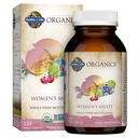 Livets have Organisationer Multivitamin til kvinder, Kvinder Multi med C-vitamin, D-vitamin, Folate, B6, B12, Biotin, Jern, Vegansk Hele fødevarer Vitaminer til kvinder, Energi, Hud, Nails, 120 tabletter