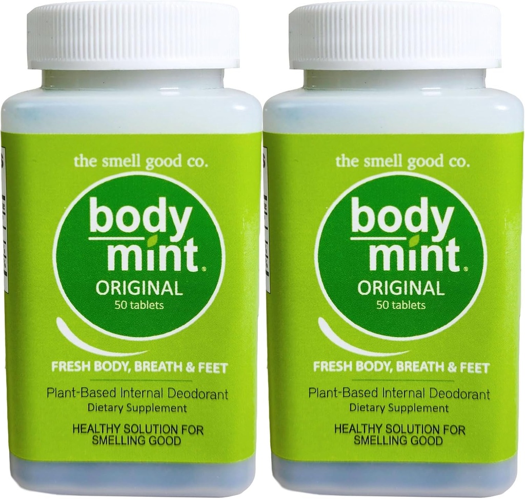 BodyMint, 50- Count Flasker (pakke med 2)