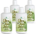 Miracle of Aloe Ultra Aloe Vera Juice, 1 Qt. 4 Pack, Whole Leaf, Pure, Filtreret, Certificeret til indhold og renhed (Gallon)