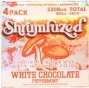 Proprietary Nootrop Gummy 3200mg - Lions Mane, Reishi, Chaga, og Cordycep Nootrope Tripee Mushroom Blend (4, hvid chokolade pebermynte)