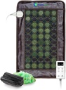 HealthyLine Far Infrarød opvarmning Pad for Tilbage, Hals, Skulder & Muscle Pain Relief - Vægtet Electric Mat med Jade & Tourmaline Stones, Grounding - Medium Størrelse 32 x 20 in