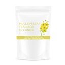 50 poser Mullein Leaf Tea Tasker til Lungs Cleanse Detox, Naturlig Tørret Herbal Mullen Mullin Leaf Tea Lung Sundhed for vejrtrækning Let, Caffe- fri, immunforsvar