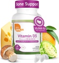 Zahler - Avanceret D3 10. 000 IE Softgel (120 Greve) Kosher Vegetarisk Venlig D-vitamin til immunforsvar, ben, tænder og muskelsundhed - Dagligt D3 Vitamin supplement til voksne - Easy Swallow