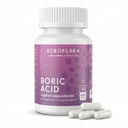 Seroflora Boric Acid Vaginal Supposites 600 mg 30 Kapsler - Boric Acid Pills for Women - Vaginal Health pH Balance for Women - Understøtter Vaginal Odor Control. Lavet i USA.