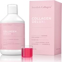 Svensk Collagen Deluxe 12. 4; 12. 500 mg Hydrolyzed Marine Collagen Liquid Supplement - 500 ml, 20 dages forsyning 1. 4; Hyaluronsyre, biotin og C-vitamin til støtte sundt hår, hud, negle 1. 4; sukkerfri