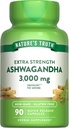 Nature 's Truth Ashwagandha Capsules ttesmå 124; 3000mg ttesmå 124; 90 Greve 124; Extra Strength ttesmå 124; med Black Pepper ttesmå 124; Non- GMO & Gluten Free Supplement