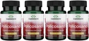 Swanson Policosanol - Supplement Hjælper Støtte Kardiovaskulær Sundhed - Alle naturlige formel aids God hjerte sundhed & funktion - Hjælper med at opretholde sunde Cholesterol Niveauer (60 kapsler, 20 mg hver) 4 Pack