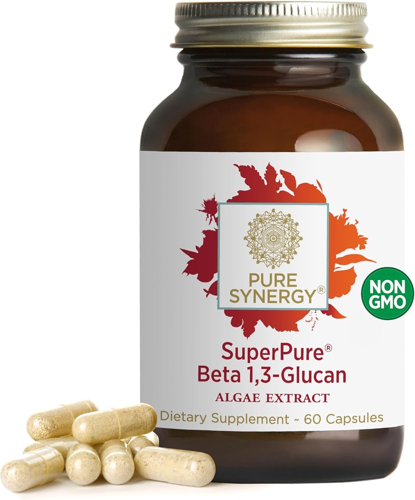 PURE SYNERGY SuperPure Beta 1,3-glucan ekstrakt Name 124; 500 mg Beta 1,3- glucan supplement fra Algae