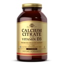 Solgar Calcium Citrate med vitamin D3, 240 tabletter - fremmer sunde knogler & tænder, understøtter bevægeapparatet & nervesystemet - non-GMO, Gluten- fri, Dairy Free, Kosher - 60 Serveringer